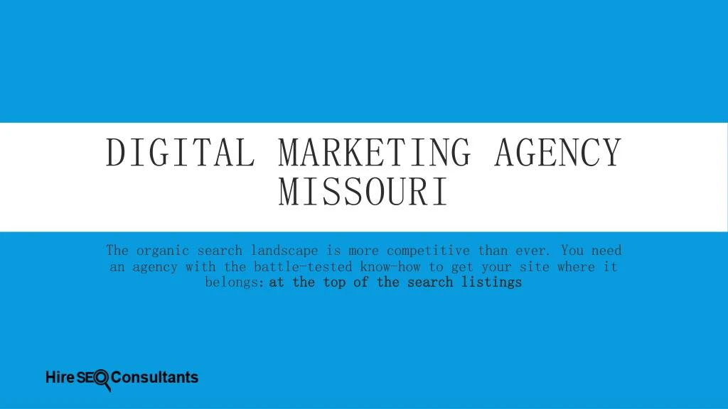 digital marketing agency missouri