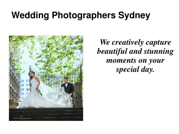 Get Best Wedding Photographers Sydney Services