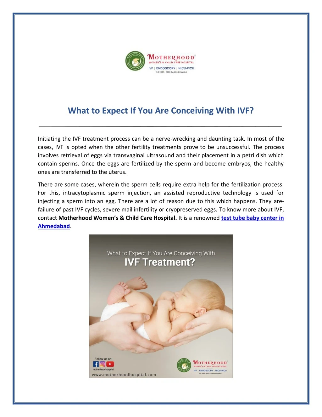 what to expect if you are conceiving with ivf