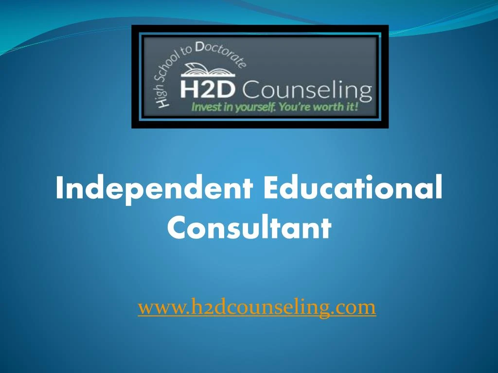 independent educational consultant