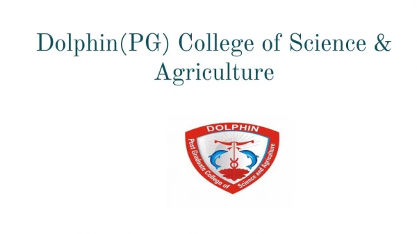 Agricultural Courses