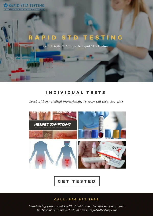 Fast & Affordable Std Testing Phoenix AZ | Rapid Std Testing