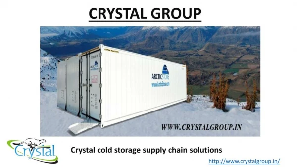 Crystal Cold chain logistics India