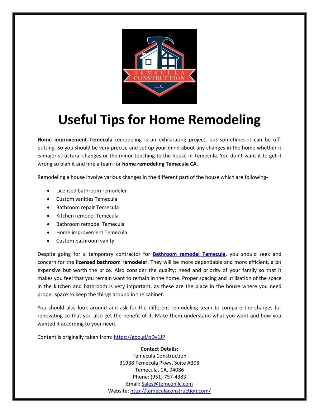 useful tips for home remodeling