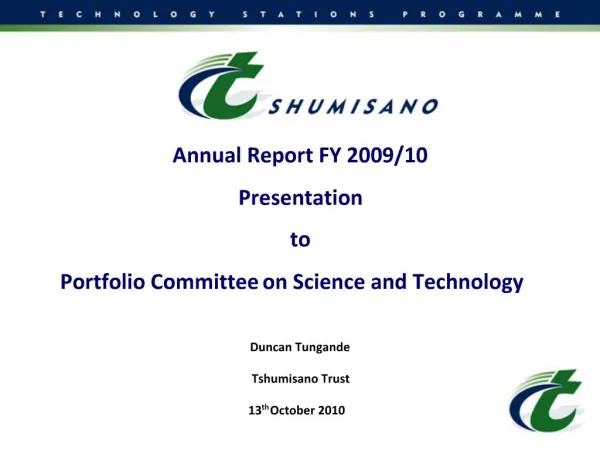 Annual Report FY 2009
