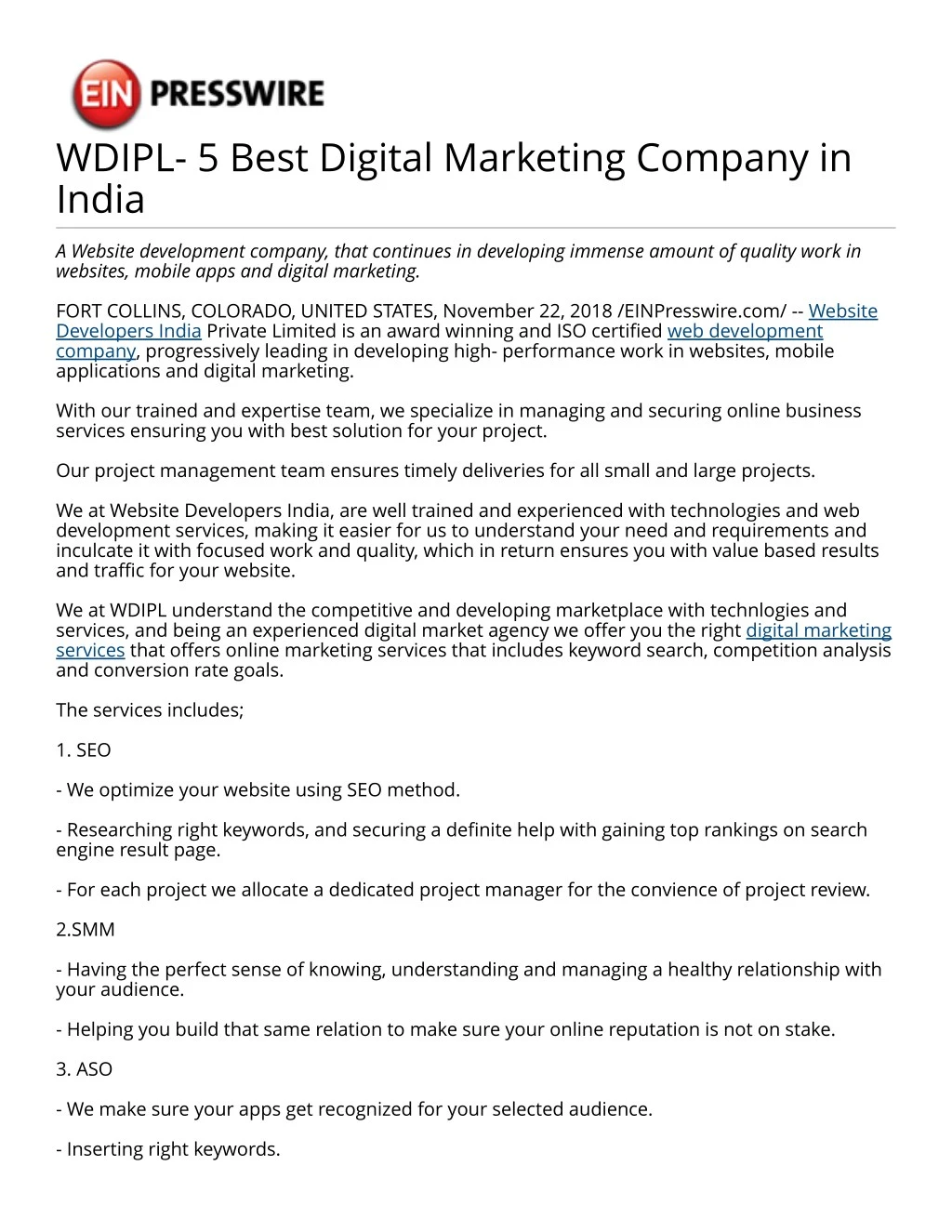 wdipl 5 best digital marketing company in india