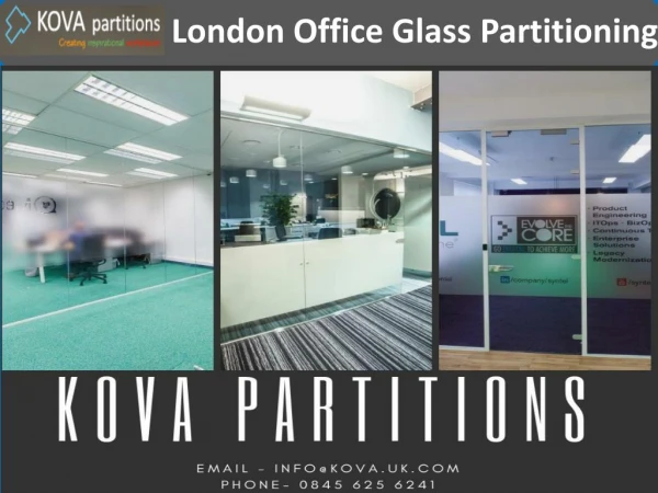 London Office Glass Partitioning