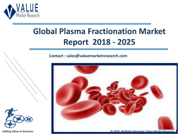 Plasma Fractionation Market - Industry Research Report 2018-2025, Globally