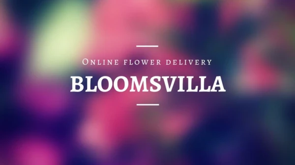 Online Flower Delivery in Pune - Bloomsvilla
