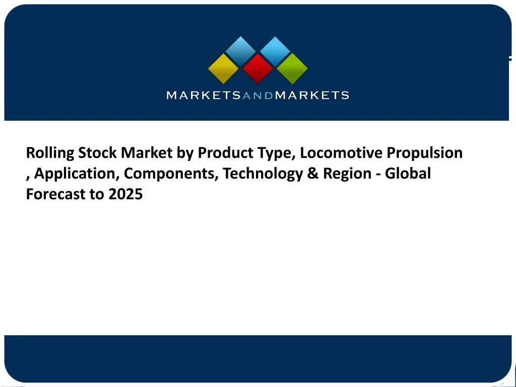 rolling stock market by product type locomotive