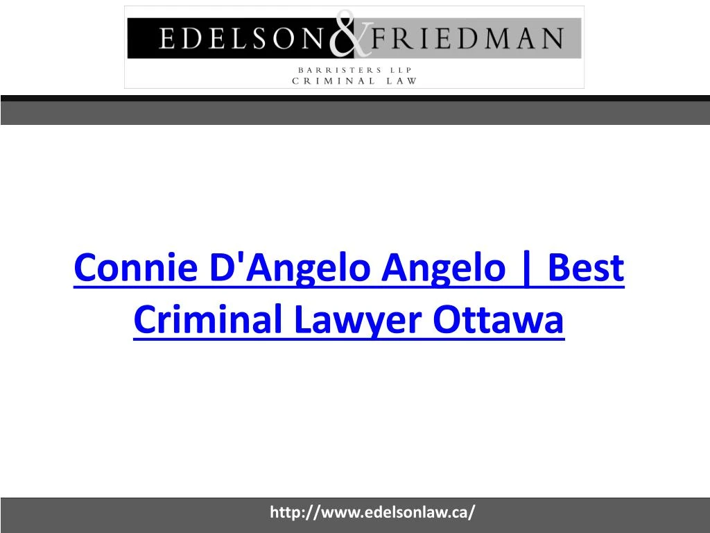 connie d angelo angelo best criminal lawyer ottawa