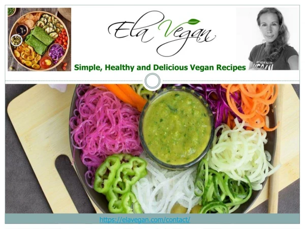Find the easy vegan recipes for daily healthy eating