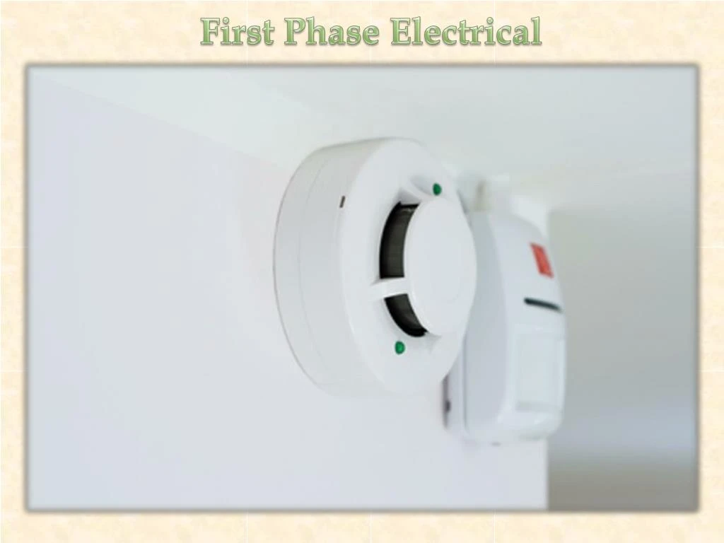 first phase electrical