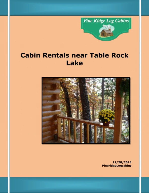 Cabin Rentals near Table Rock Lake