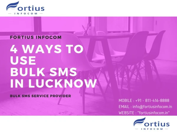 4 WAYS TO USE BULK SMS IN LUCKNOW