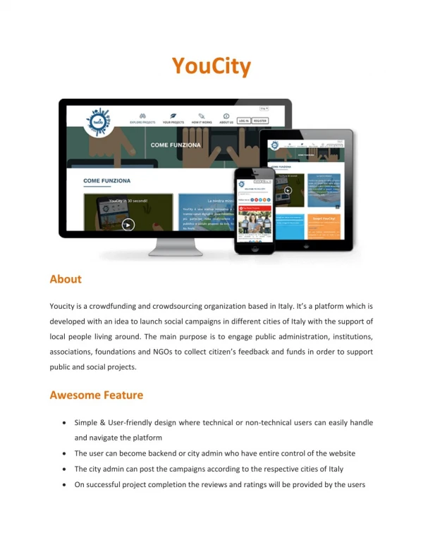 YouCity | Best Crowdfunding and Crowdsourcing Site