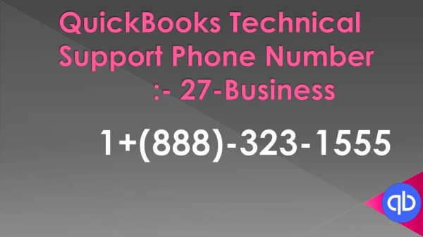 QuickBooks Tech Support Phone Number
