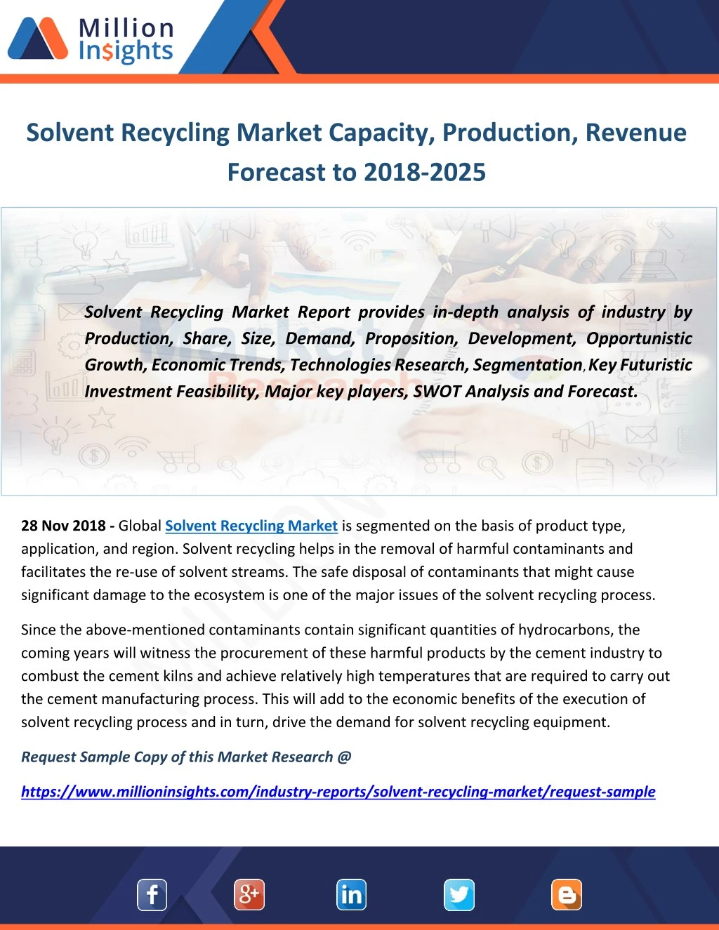 solvent recycling market capacity production