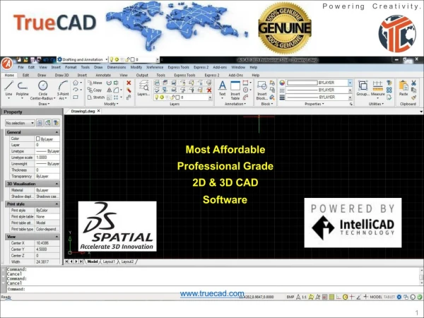 TrueCAD Software