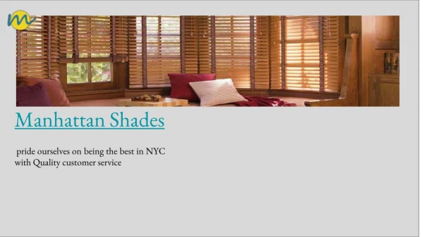 Manhattan shades | Electric Window Treatments Nyc