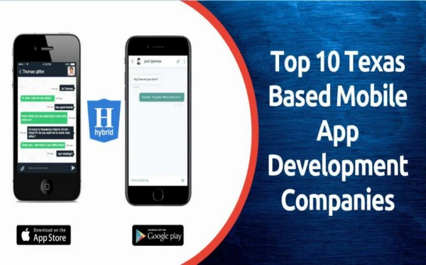 Top 10 Texas Based Mobile App Development Companies