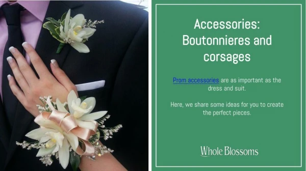 Select and Get Budget-Friendly Boutonnieres and Corsages for Proms