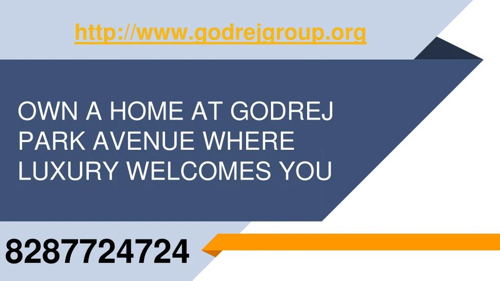 own a home at godrej park avenue where luxury welcomes you