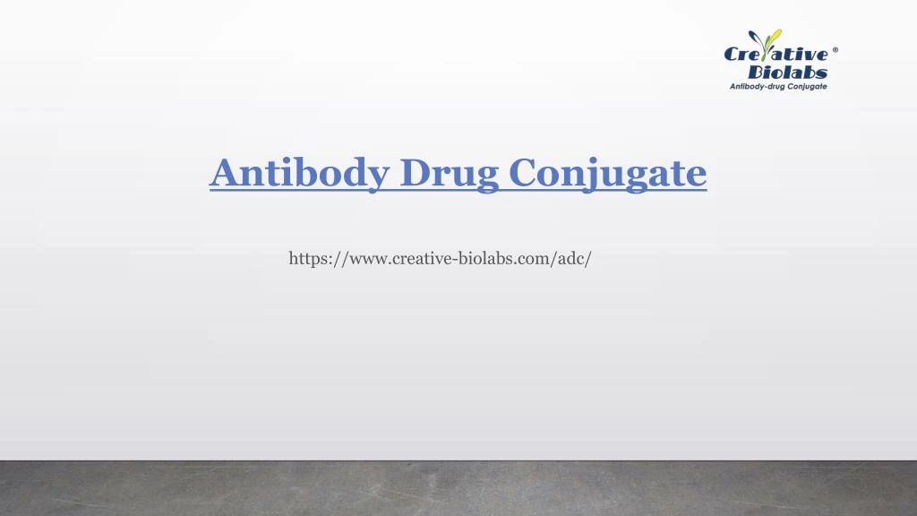 antibody d rug c onjugate