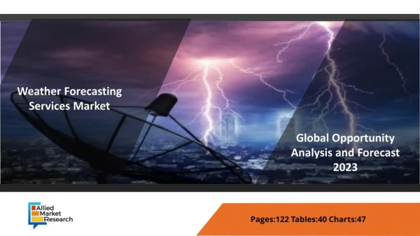 Weather Forecasting Services Market Size, Share, Growth Analysis 2023