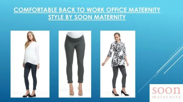 Comfortable Back To Work Office Maternity Style by Soon Maternity