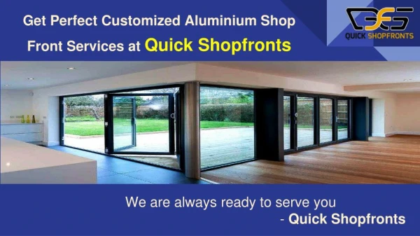 Aluminium Shop Fronts