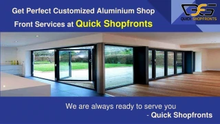 Aluminium Shop Fronts - slide 1