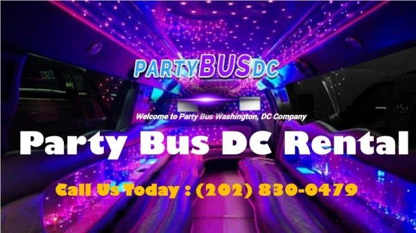 Party Bus Rentals in Washington DC