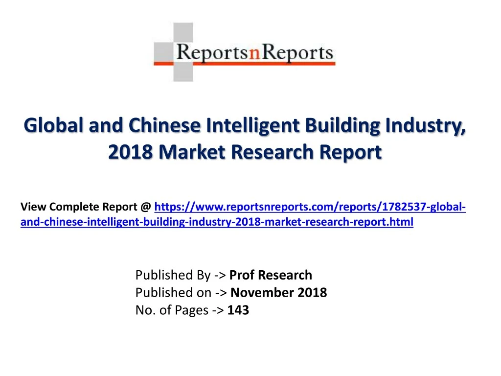 global and chinese intelligent building industry