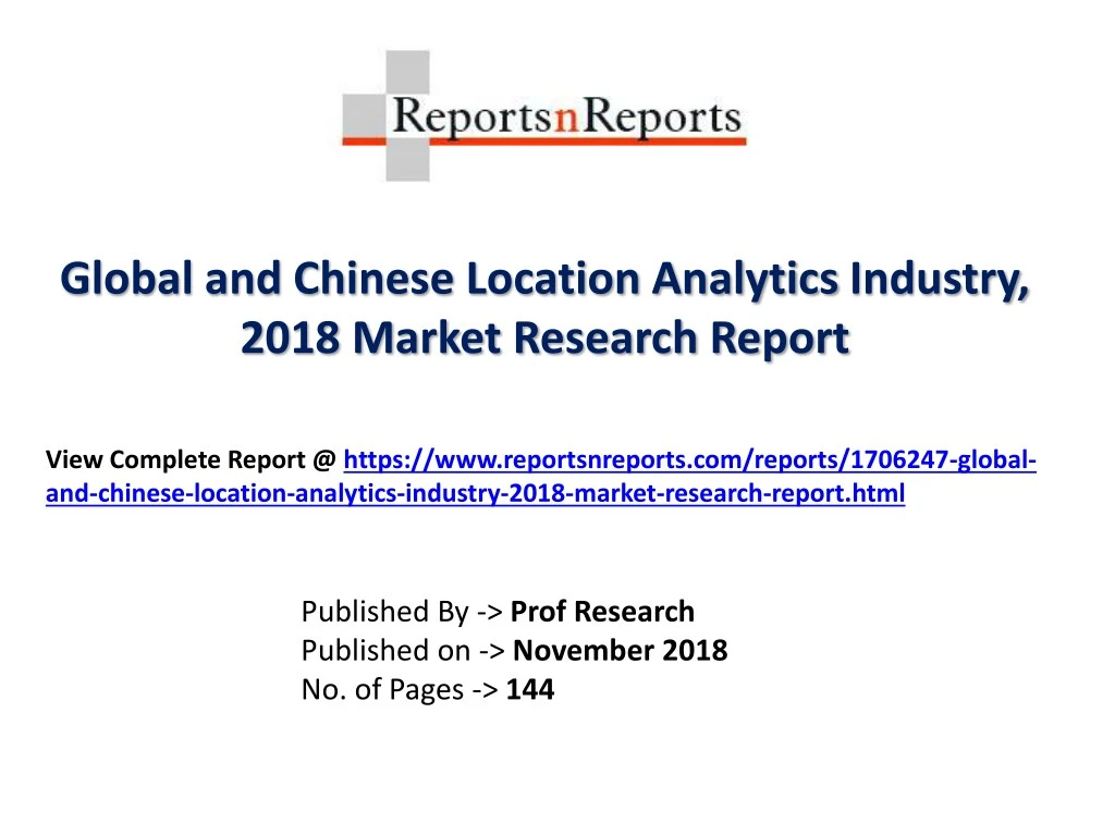 global and chinese location analytics industry