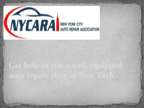 Auto repair association