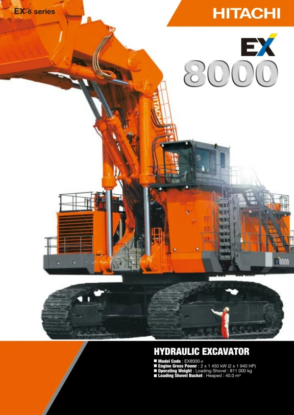 TATA Hitachi EX 8000-6 Mining Excavator