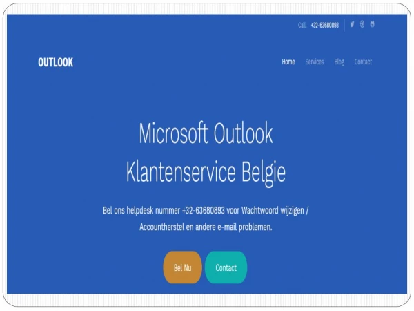 Contact opnemen met Outlook Ondersteuning Belgie?