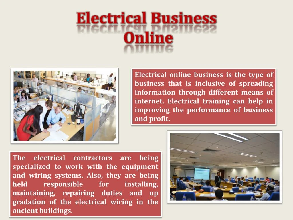 electrical business online