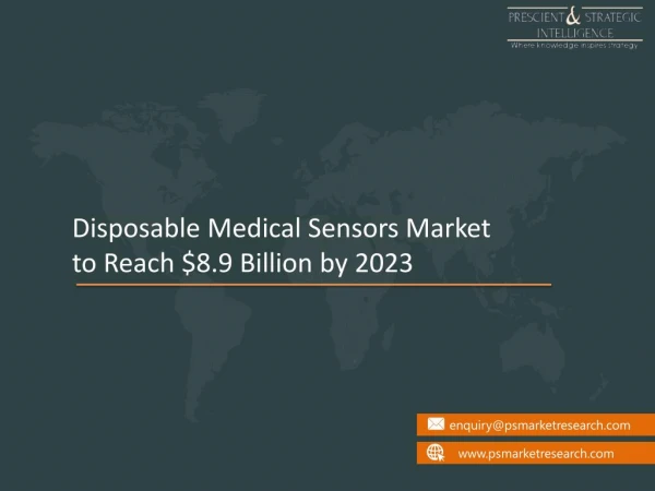 Disposable Medical Sensors Market Explores New Growth Opportunities