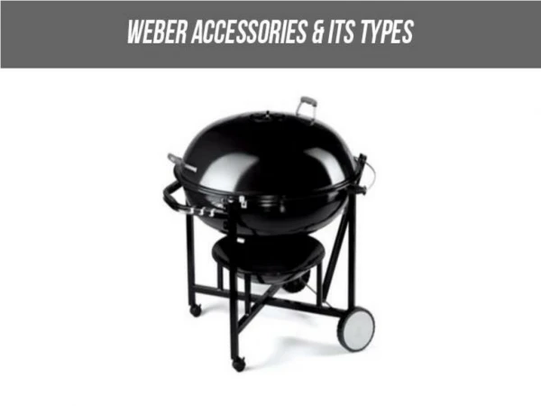 WEBER ACCESSORIES AND ITS TYPES