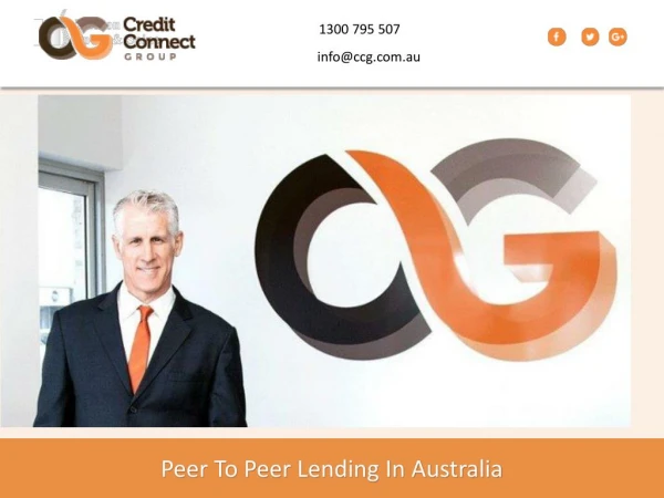 Peer To Peer Lending In Australia