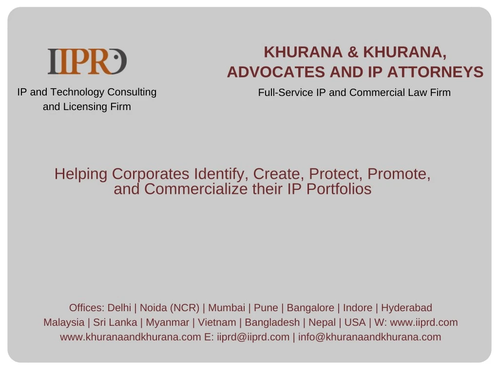 khurana khurana advocates and ip attorneys