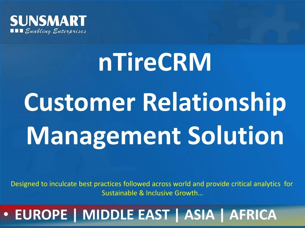 ntirecrm customer relationship management solution