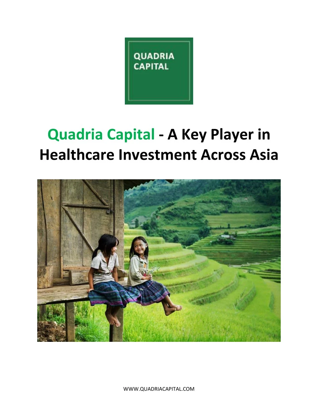 quadria capital a key player in healthcare