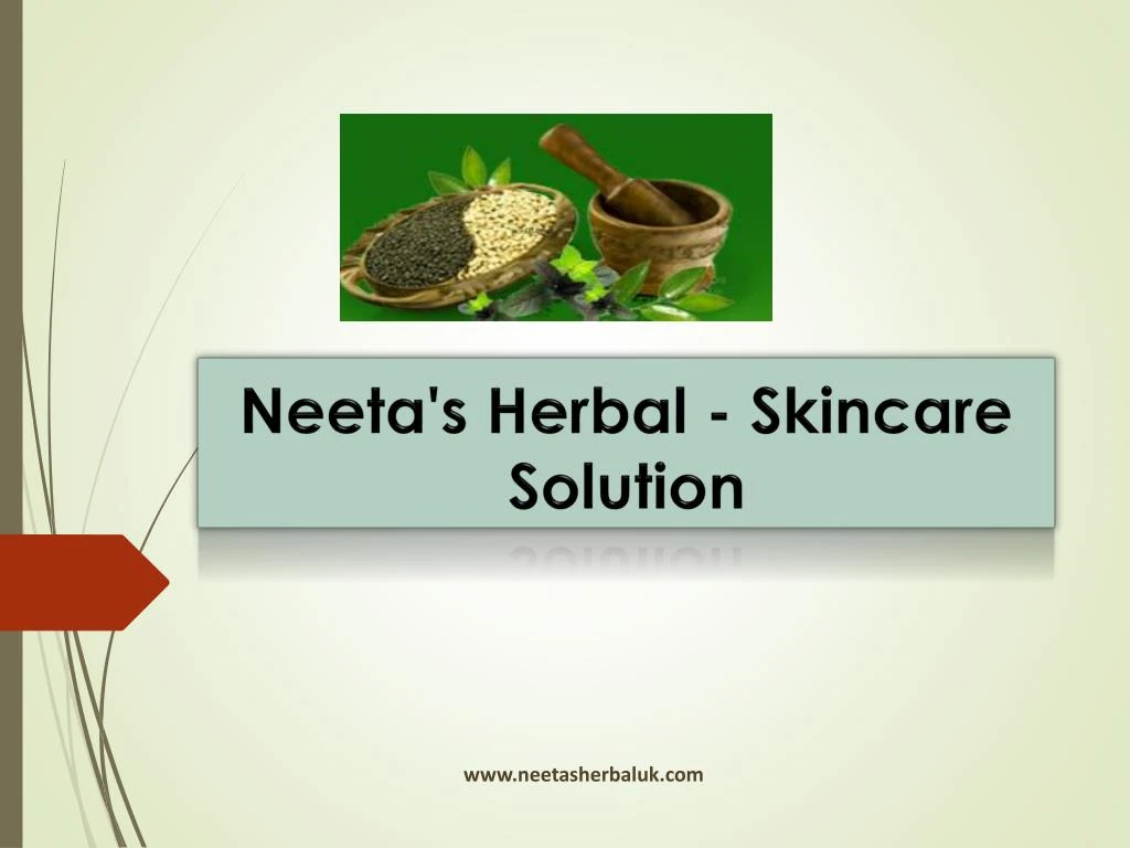 neeta s herbal skincare solution