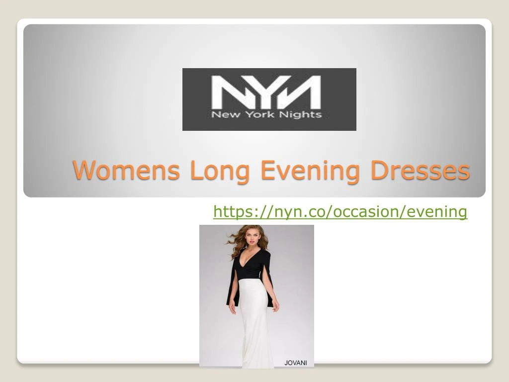 womens long evening dresses