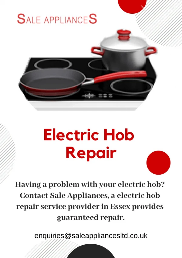 Electric Hob Repair