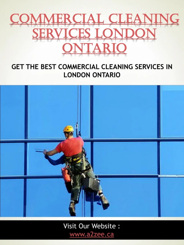Commercial cleaning services london ontario