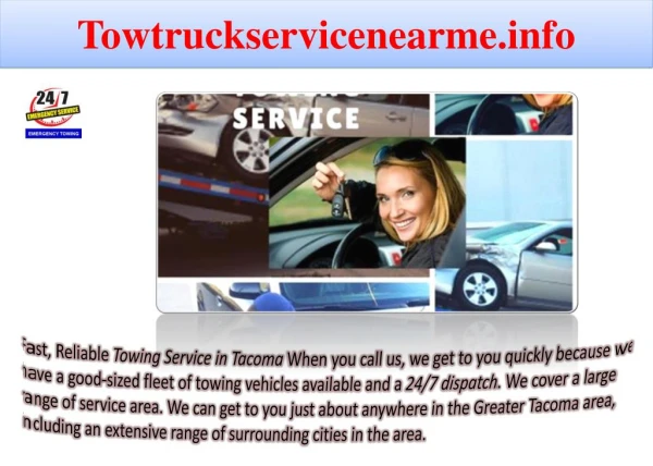 Fast, Reliable Towing Service in Tacoma